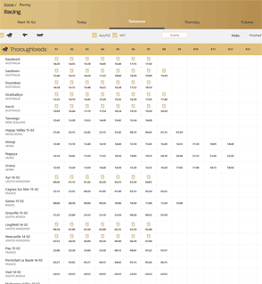 Colossalbet racing menu Colossalbet racing menu