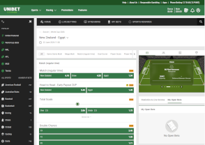 Unibet screenshot